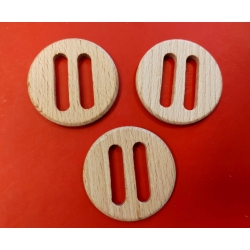 Guzik drewniany okrągły duży